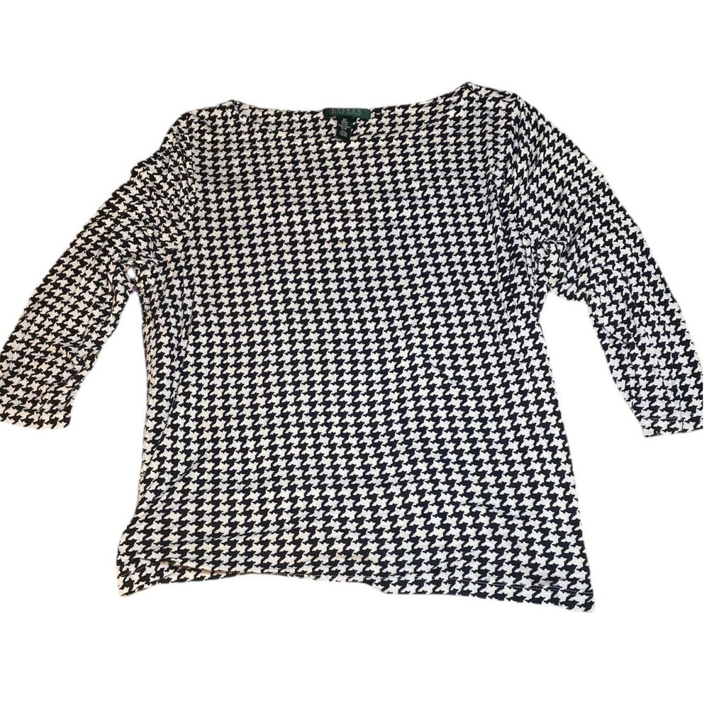 Lauren Ralph Lauren Houndstooth women’s top size 2X